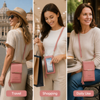 VioraLuxe™ Touchscreen Crossbody — Stay Effortlessly Connected and Secure All Day Long