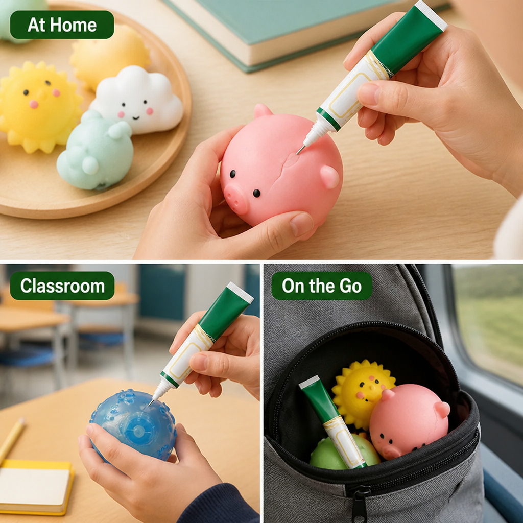 SquishyMend™ — Bring Your Broken Squishies Back to Life with Invisible, Soft Repairs