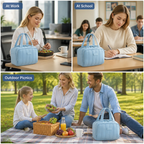 ThermaCarry™ Lunch Tote — Keep Every Bite Fresh, Hot, or Cold All Day Long