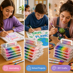 NovaBurst™ Dual-Glow Markers — Ignite Your Creativity with Brilliant Colors That Sparkle and Shine
