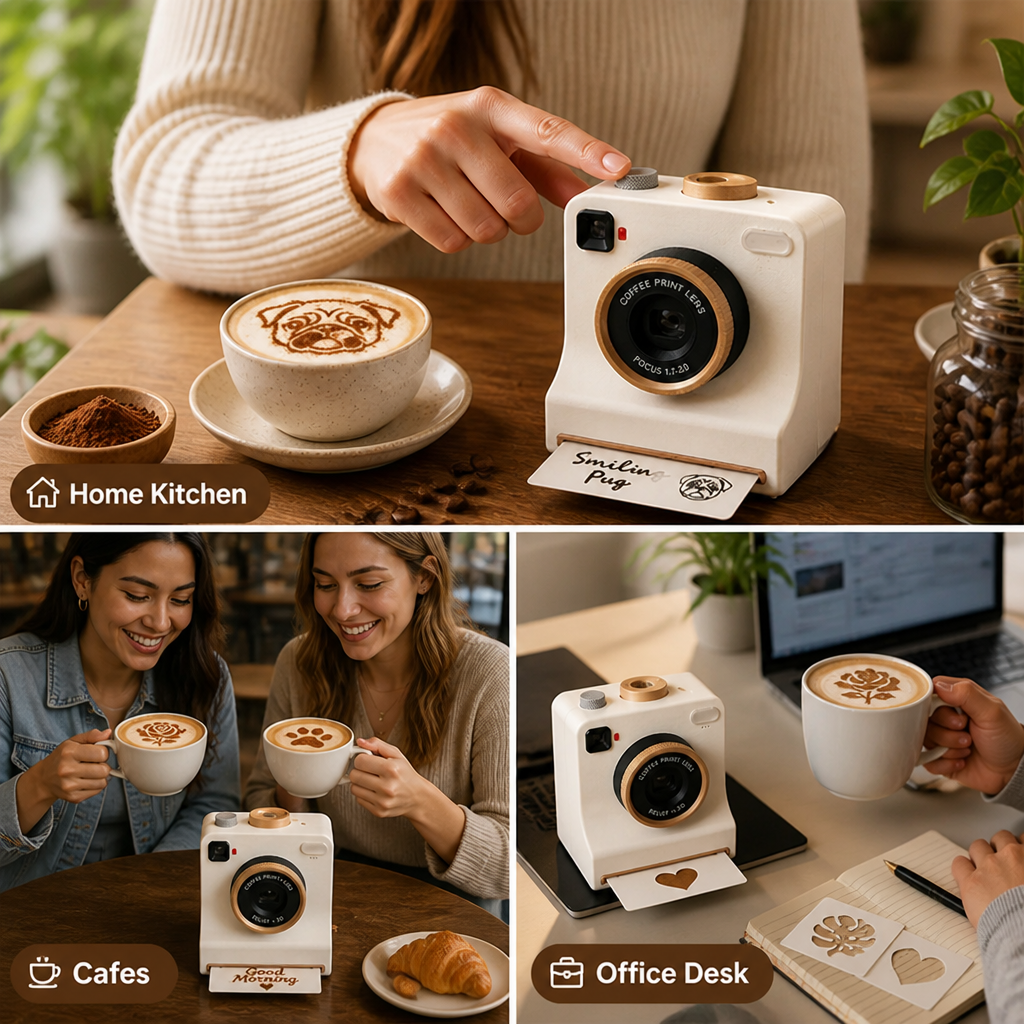 BrewMuse™ — Instantly Create Stunning Coffee Art That Wows Every Time