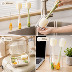 PureGlide™ 5-in-1 Cleaning Brush Set — Deep-Cleaning Power That Makes Every Sip Pure and Fresh