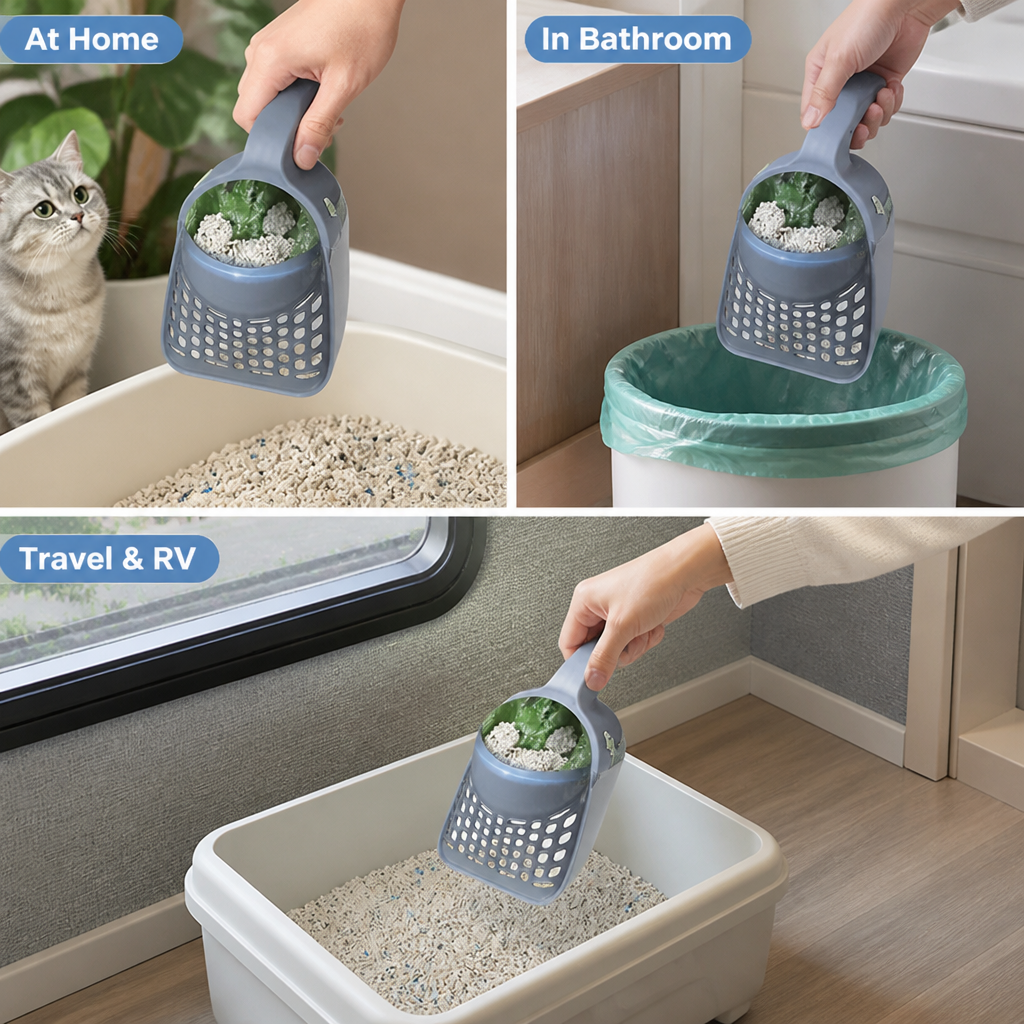 PawScooply™ — Make Litter Cleanup Easier With One-Handed Scooping