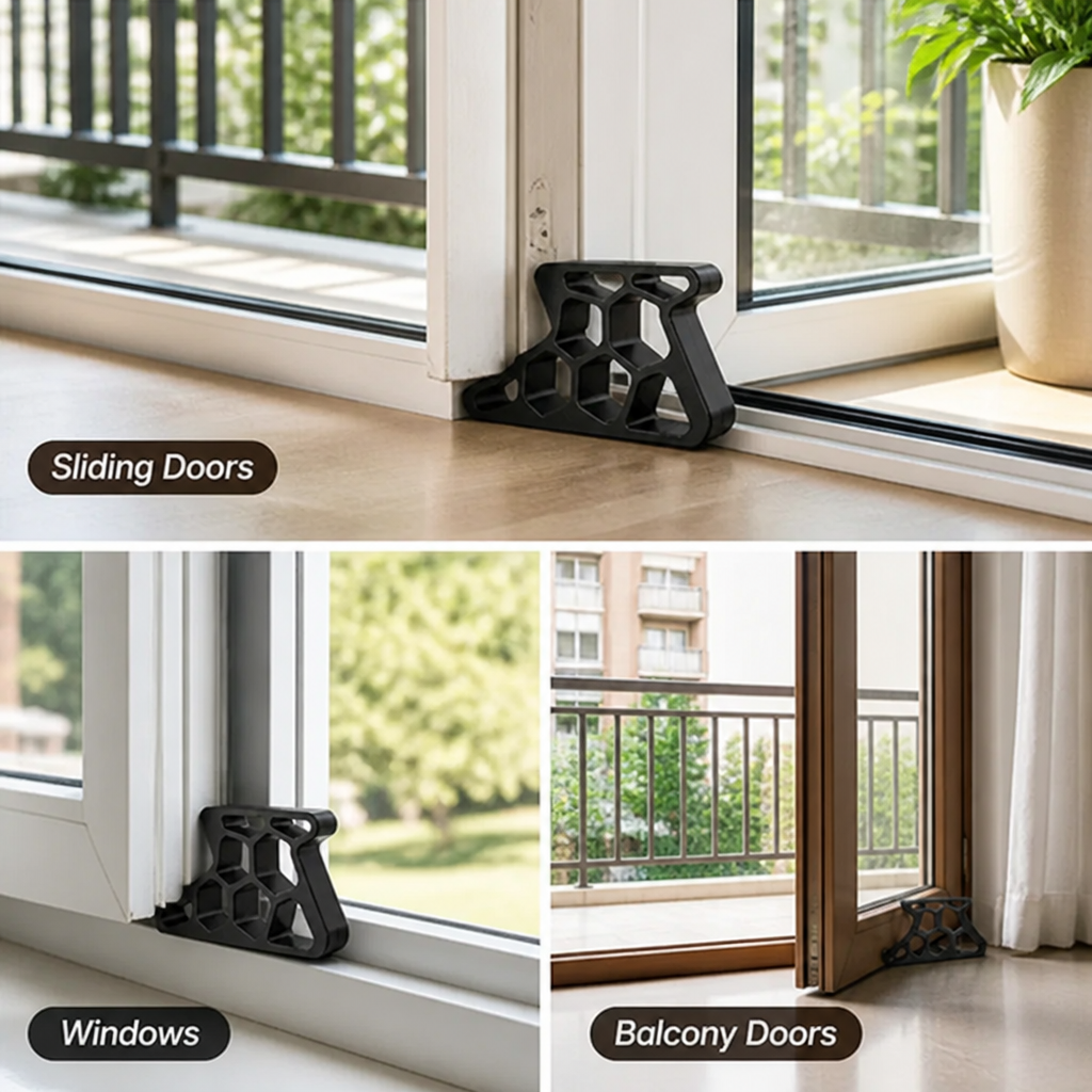 GlideGuard™ — Silence Shaking, Secure Fresh Air, Sleep Peacefully Tonight