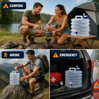 HydraNest™ — Your Anytime, Anywhere Hydration Hero That Fits in a Backpack