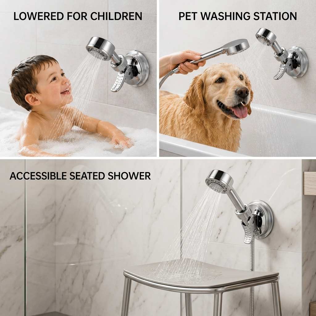 FlexiMist™ Adjustable Shower Head Holders — Take Full Control and Comfort of Every Shower Moment