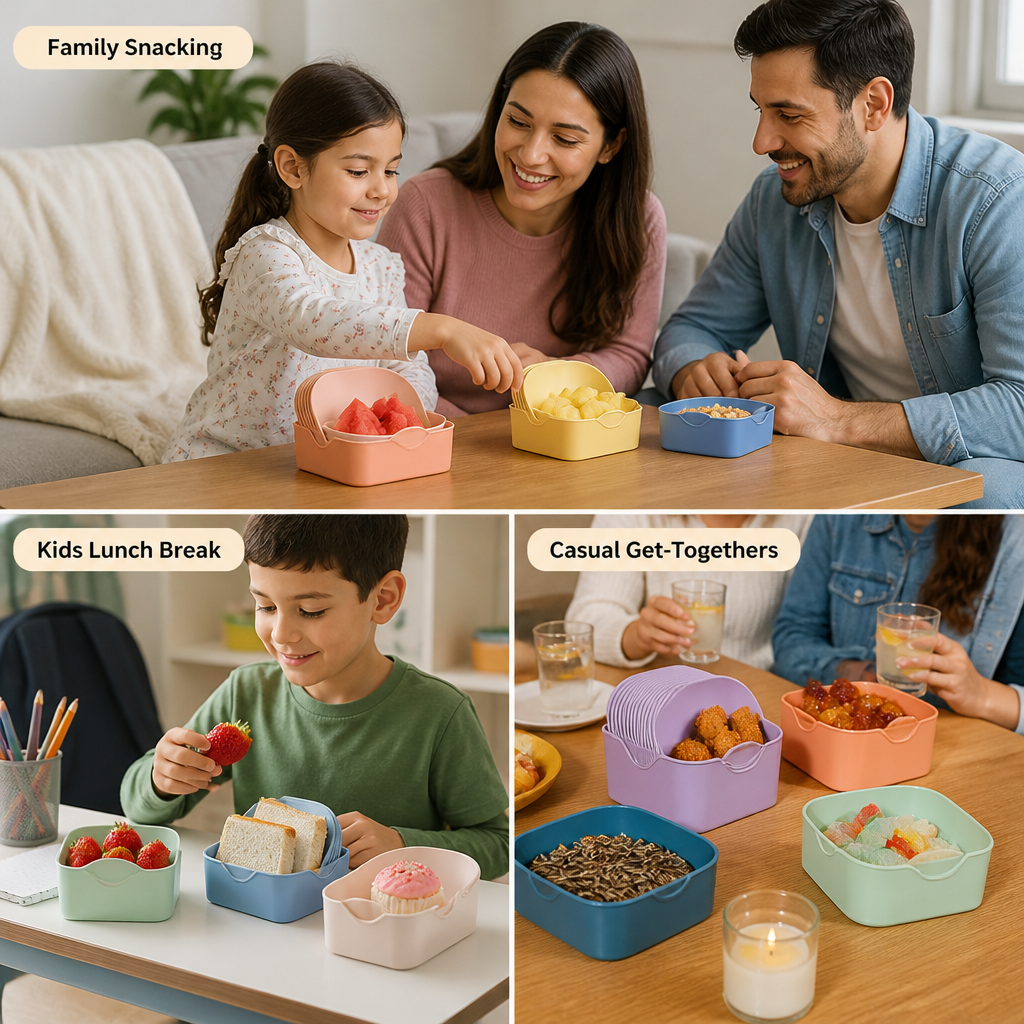 TidyTreat™ — Enjoy Every Bite Without the Snack-Time Mess