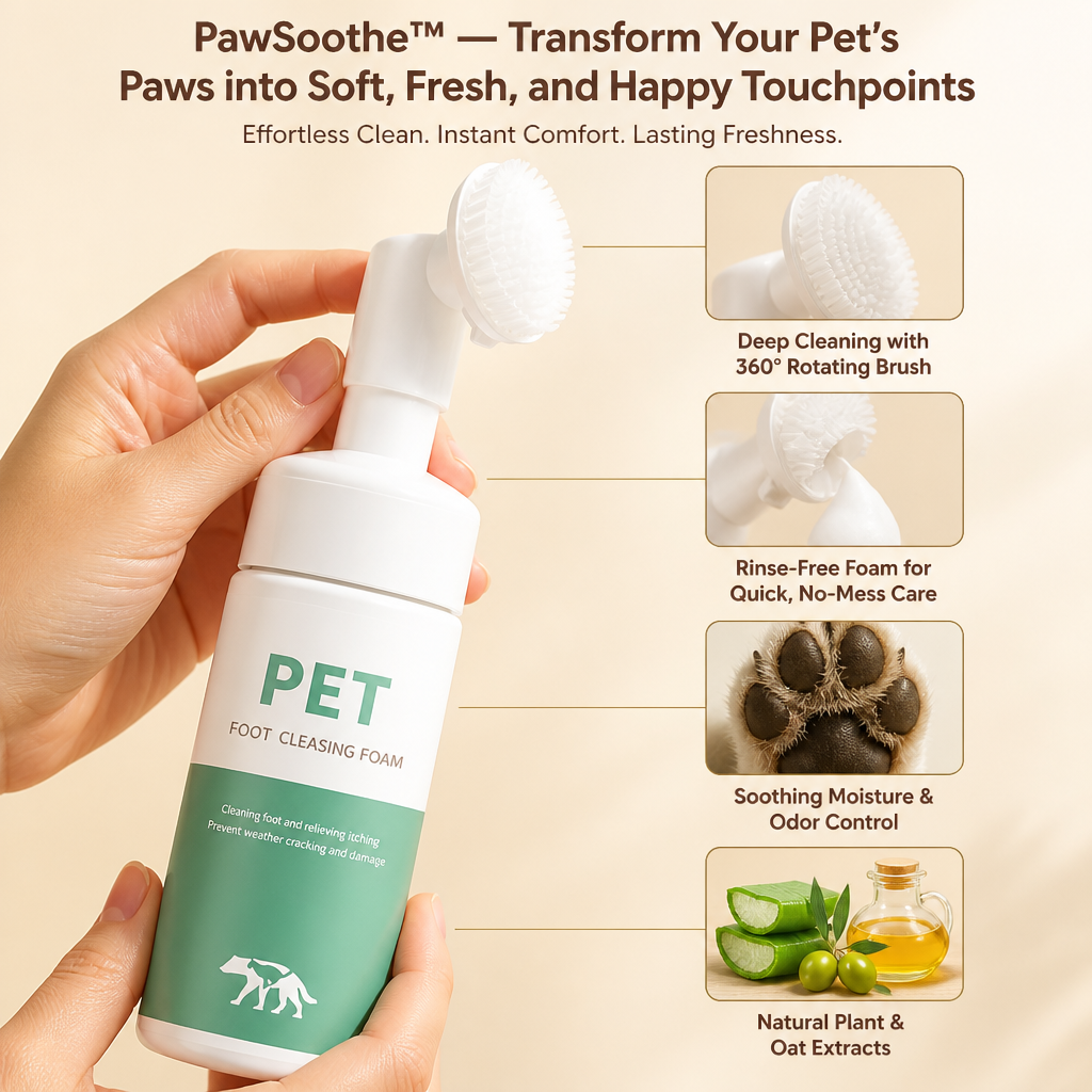 PawSoothe™ — Transform Your Pet’s Paws into Soft, Fresh, and Happy Touchpoints