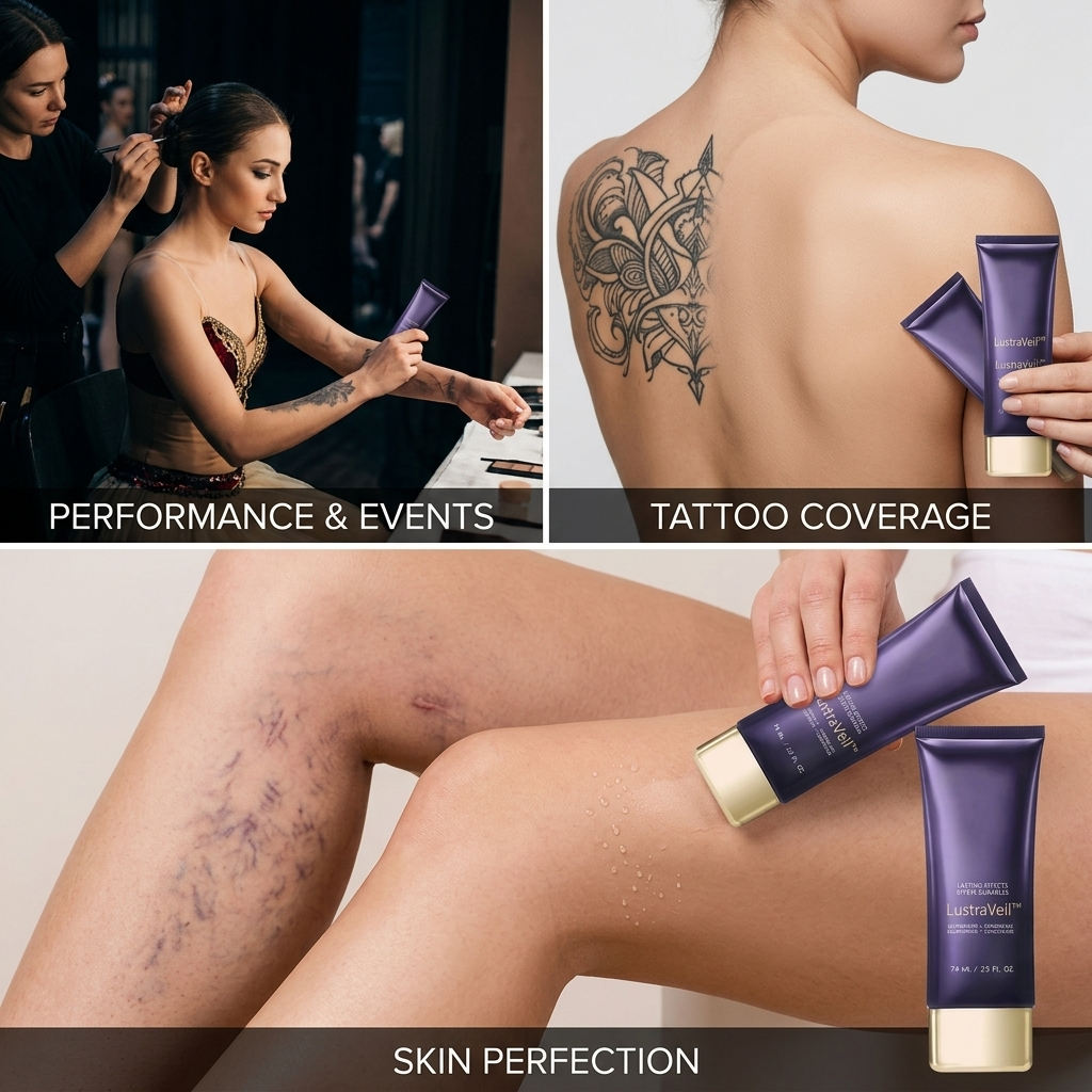LustraVeil™ — Flaunt Flawless, Waterproof Radiance That Lasts All Day