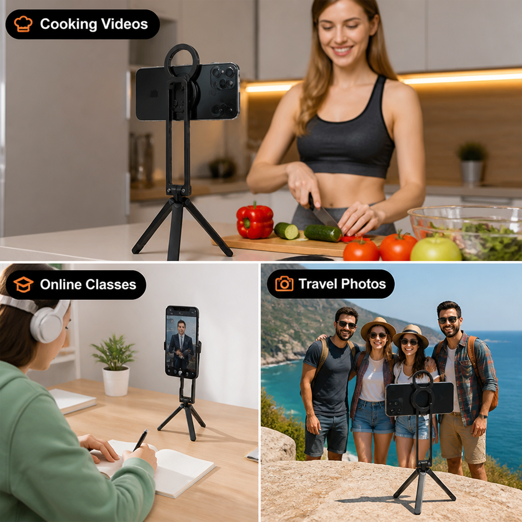Snapvella™ — Lock Your Phone in Place and Free Your Hands Instantly