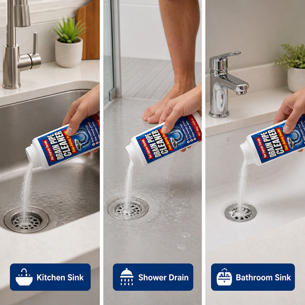 FlowMist™ — Instantly Clear Drains with Fresh, Uplifting Scents