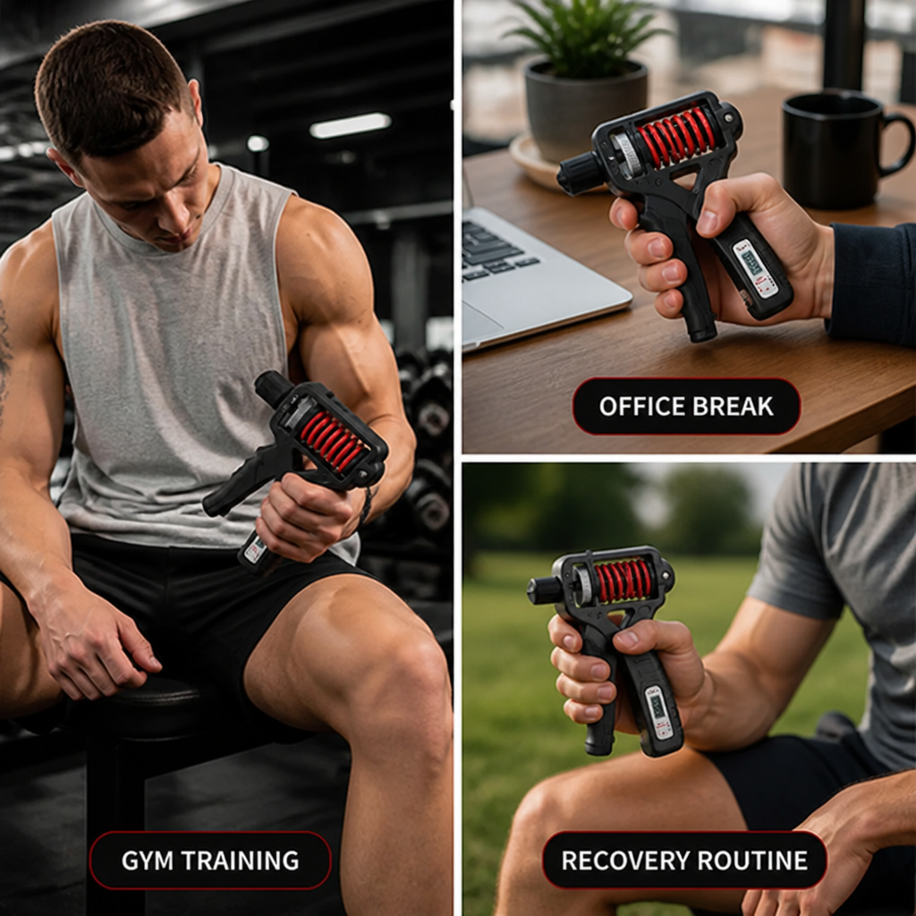 GripForce Pro™ — Command Your Strength, Track Every Victory, Crush Every Goal
