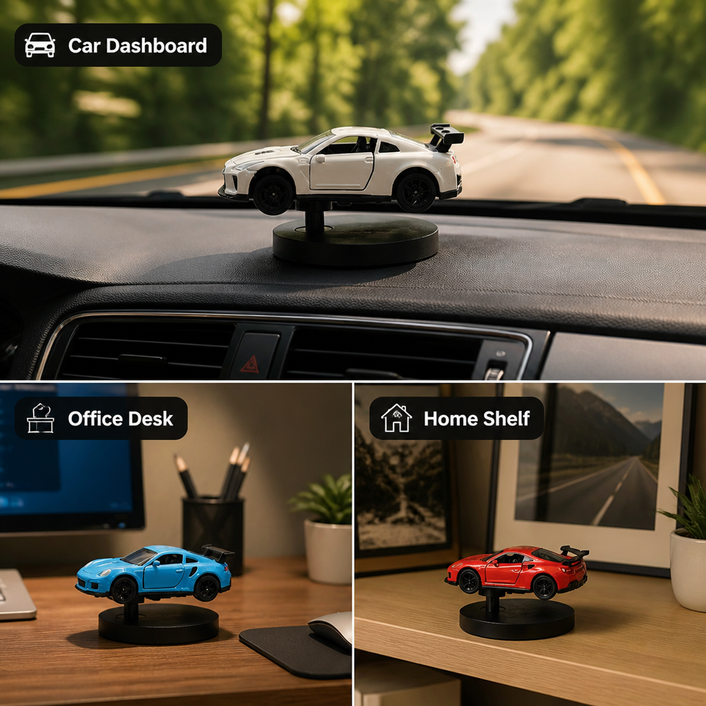 TurboSwing™ — Ignite Your Dashboard with Timeless Racing Attitude and Instant Cool