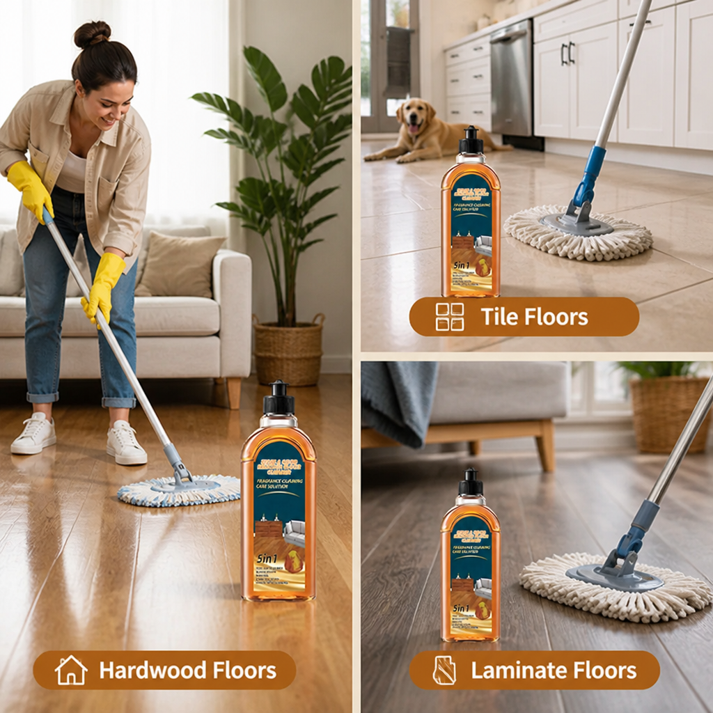 PureLuxe™ Floor Elixir — Make Every Surface Shine Instantly without Lifting a Finger