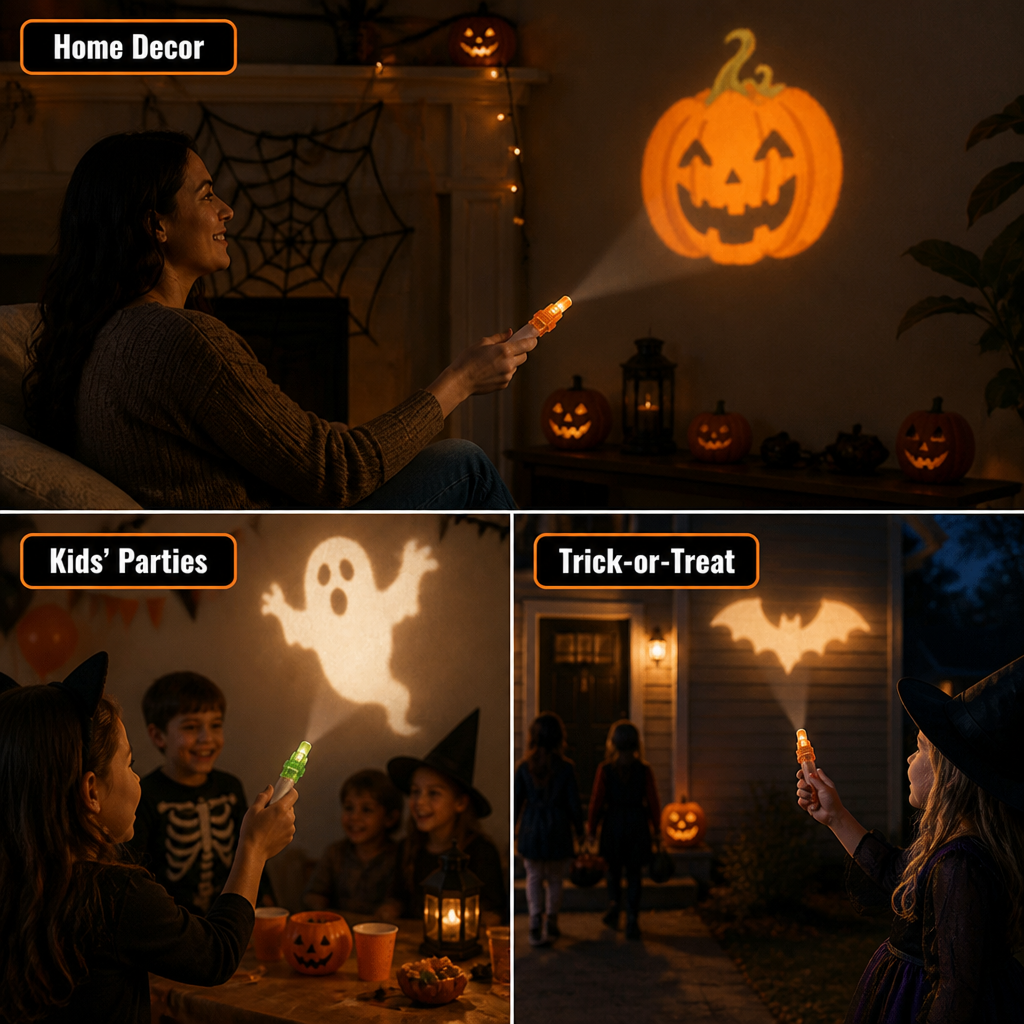 GlowGhoul™ — Turn Every Finger into a Mesmerizing Halloween Light Show