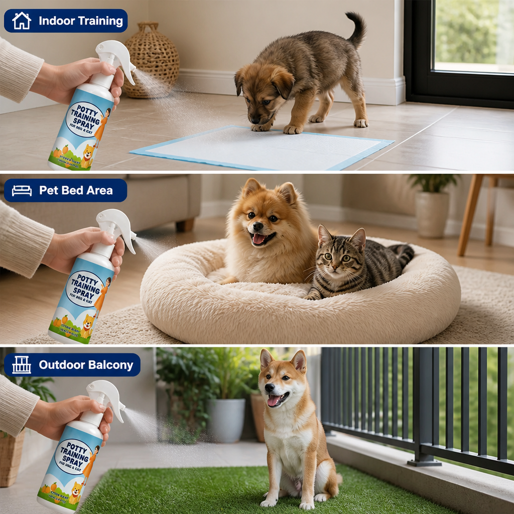 PureLuxe™ Pet Training Spray — Calm Chaos and Create a Spotless Home Instantly
