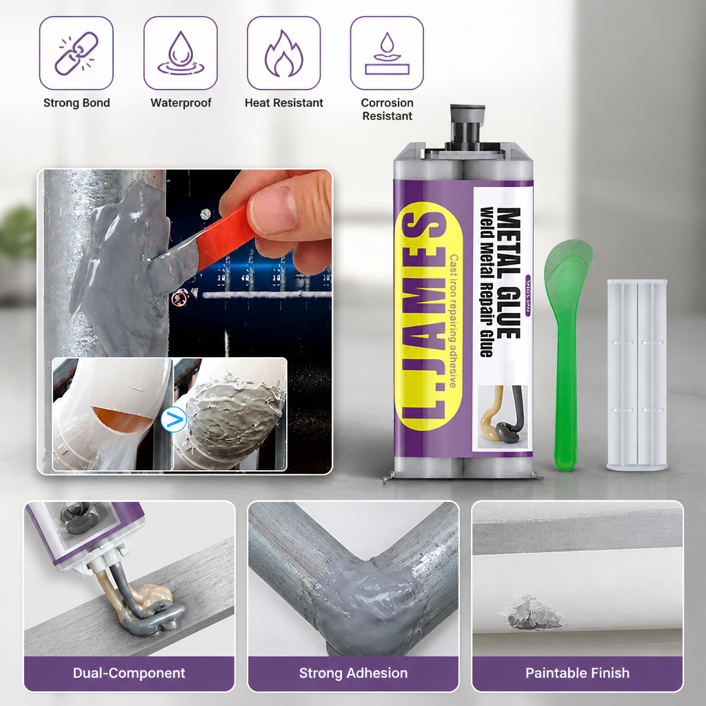 ForgePro™ Metal Adhesive — Turn Fragile Fixes Into Ironclad, Lifelong Strength