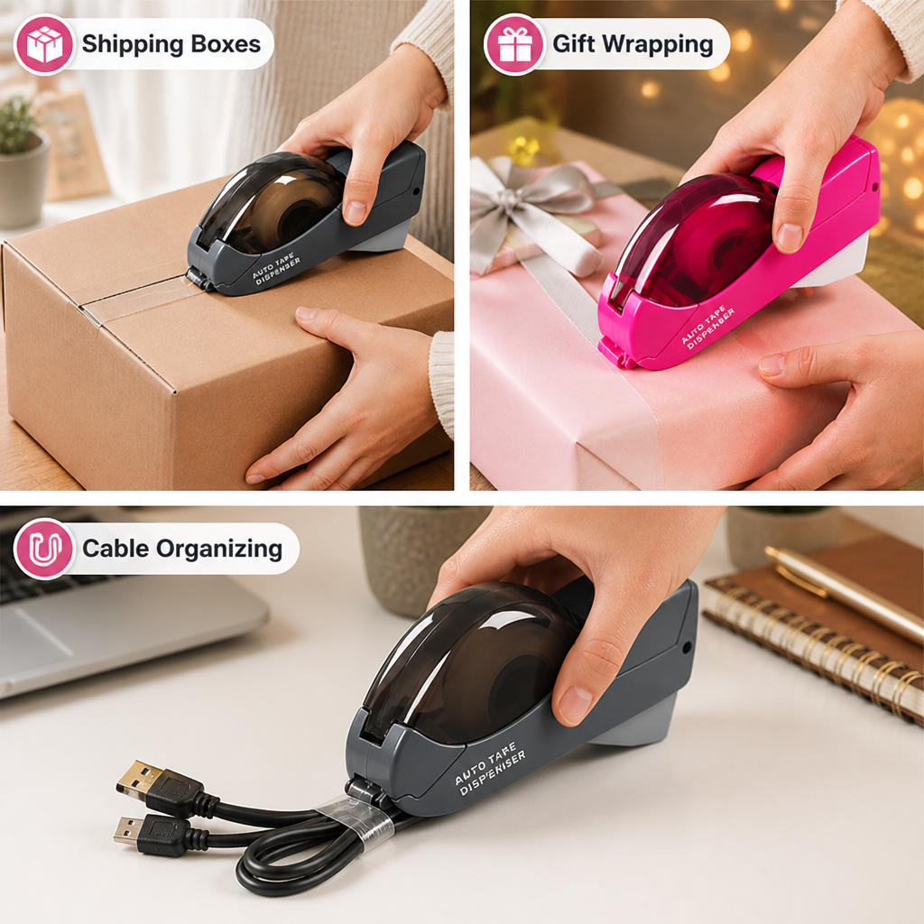 Tapevora™ — Master Tape Cutting with Effortless One-Handed Control and Total Safety
