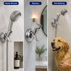 Mountriva™ — Enjoy Damage-Free, Perfectly Positioned Showers Every Time