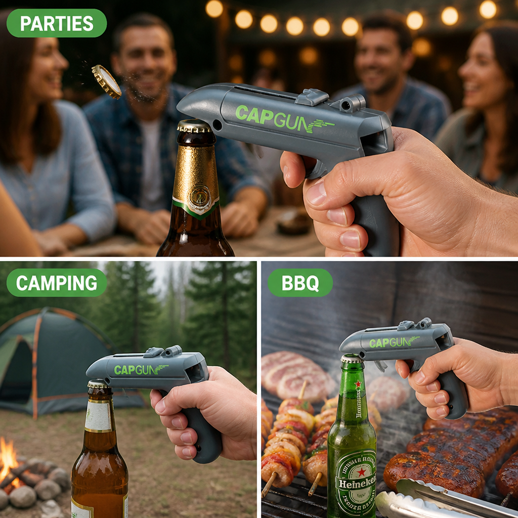 SnapCap™ — Ignite Every Moment with Effortless Bottle Pop Excitement