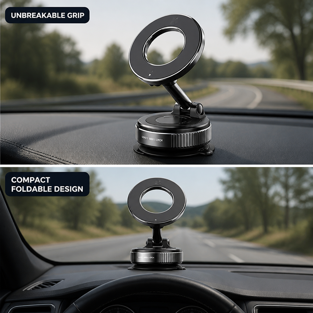 MagnetiHold™ — Drive Confidently with a Grip That Never Lets Go