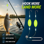 HydroGlide™ Dual-Hook Rig — Hook More Fish Without the Snag Frustration