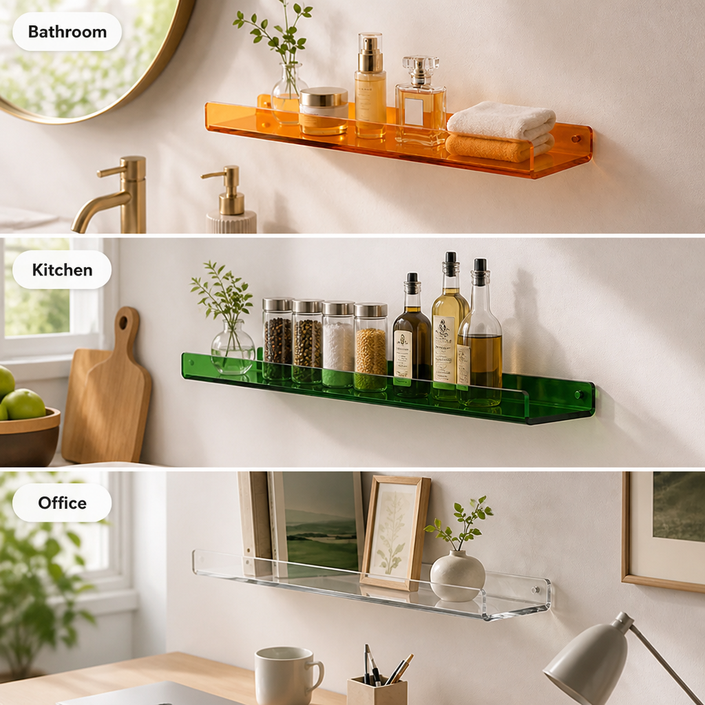 VeraLuxe™ Wall Shelves — Instantly Transform Chaos into Calm with Stylish, No-Drill Storage(3pcs)