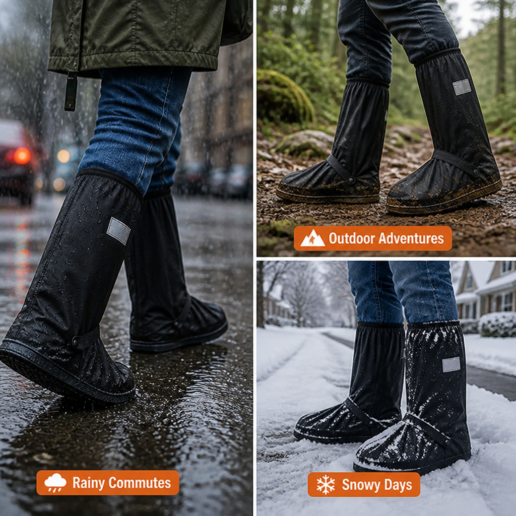 Stormelle™ Waterproof Boot Covers — Stay Dry and Confident, No Matter What the Weather Throws Your Way