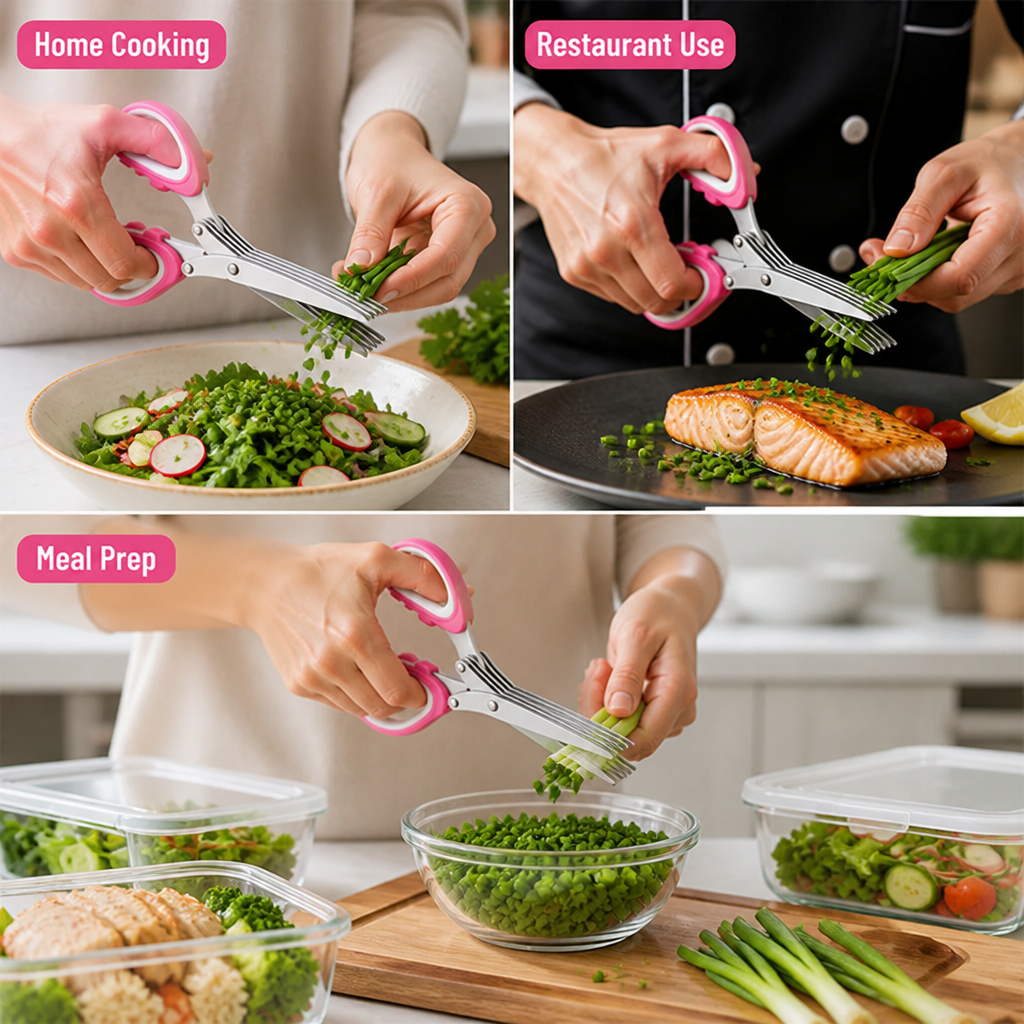 VeroSlice™ 5-Layer Kitchen Scissors — Slice Herbs Faster and Elevate Every Meal Instantly