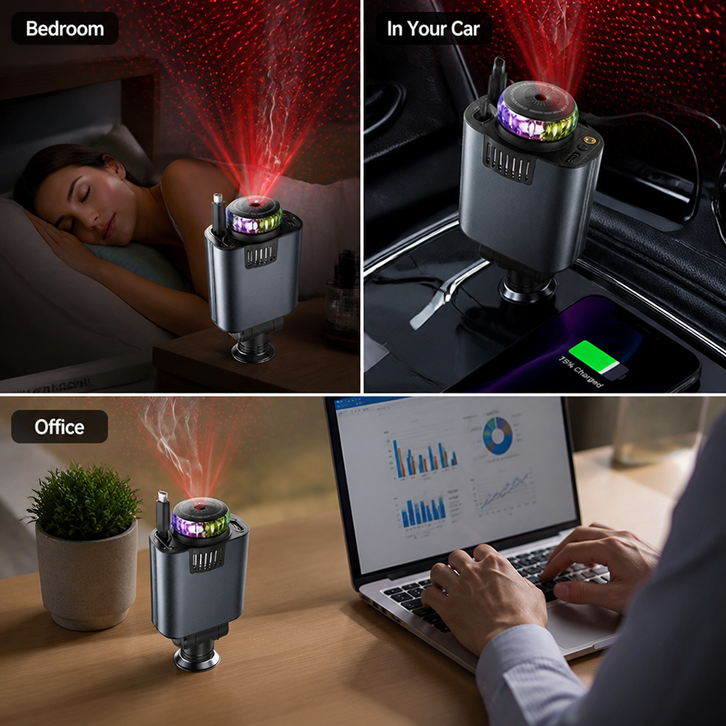 NovaAura™ — Transform Your Space into a Soothing Power Hub of Calm and Light