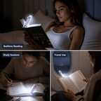 LumaNest™ — Enjoy Every Page Without Eye Strain or Cords Holding You Back
