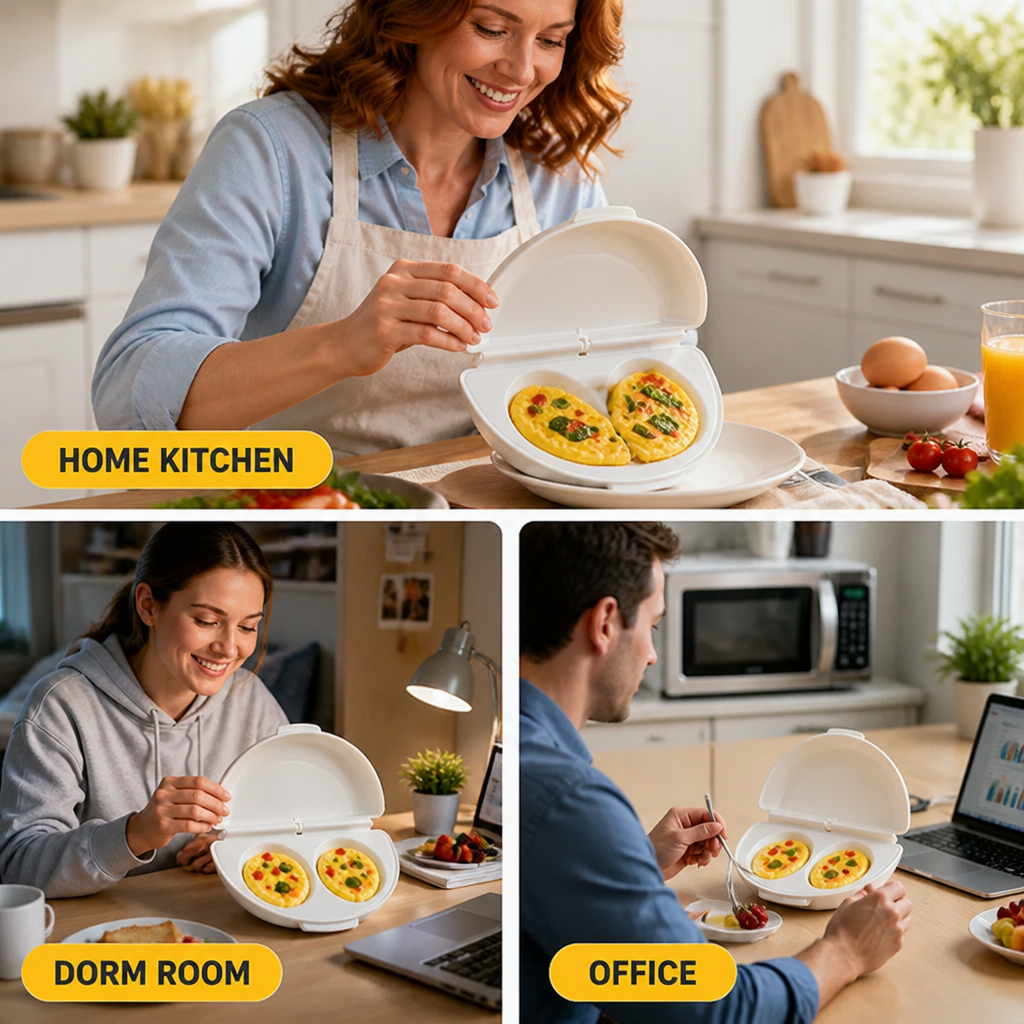 SwiftEgg™ — Enjoy Perfect, Mess-Free Breakfasts in Minutes
