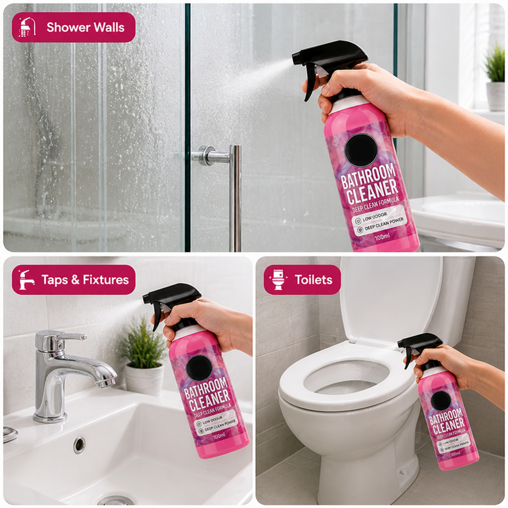 Gleamora™ Bathroom Booster — Effortless Sparkle That Keeps Mold Away and Peace of Mind Close