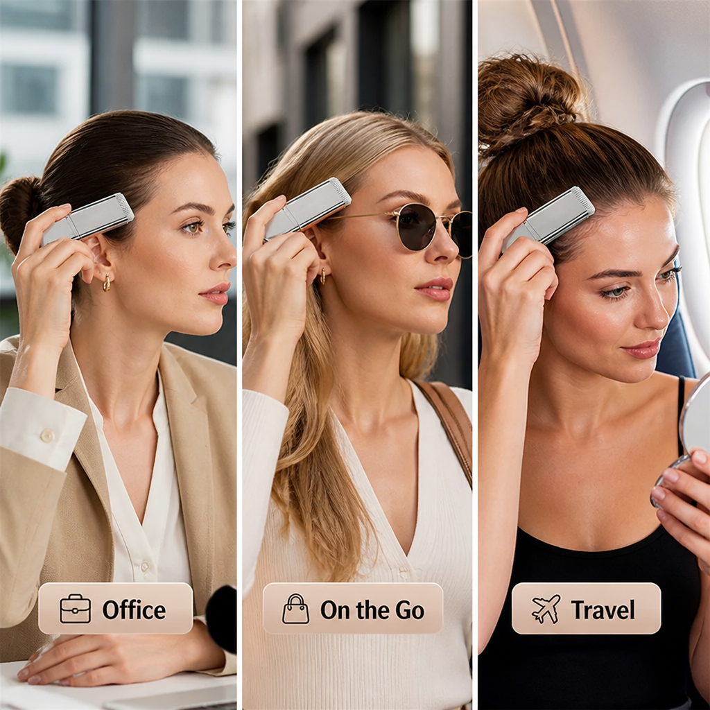 SleekStix™ — Instant Flyaway Control for Polished, Head-Turning Hair Anywhere