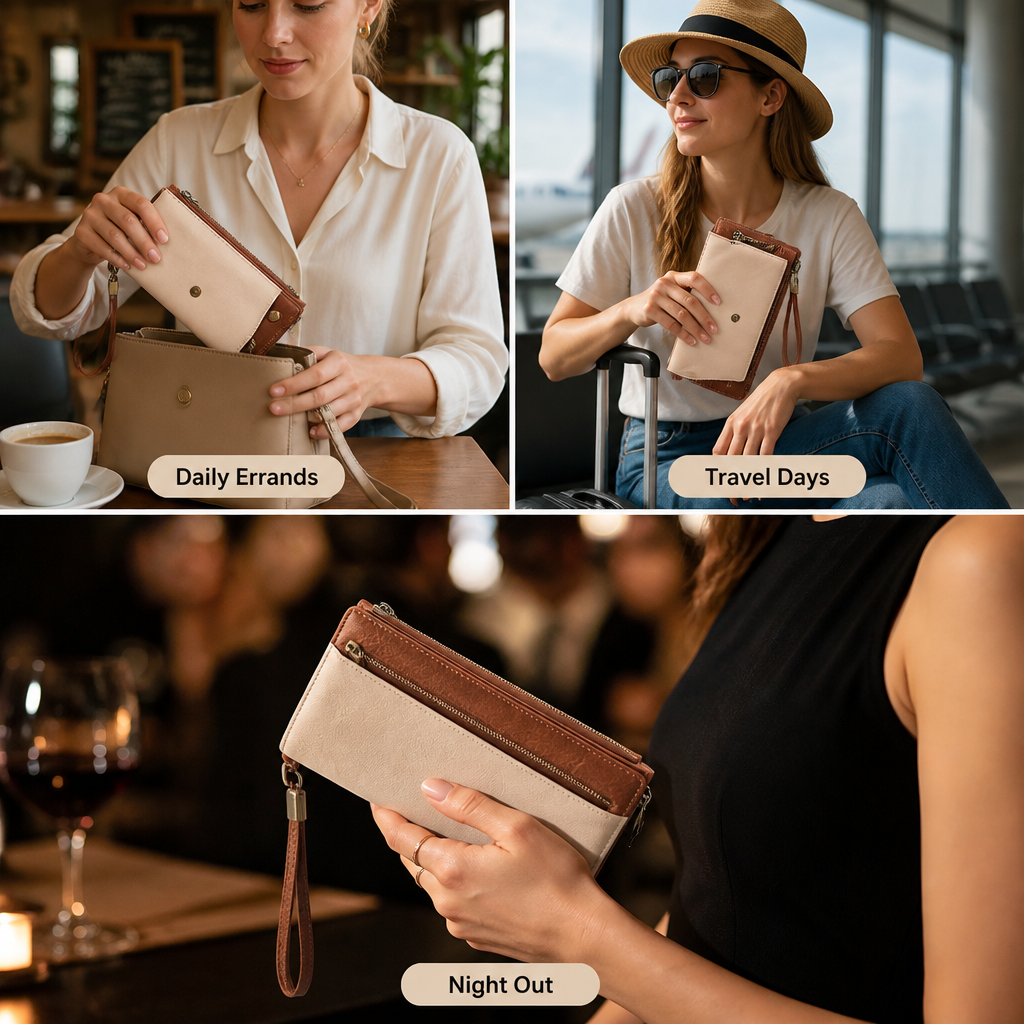 LuminaShield™ Women's Wallet — Carry Confidence with Bulletproof Style and Ironclad Security