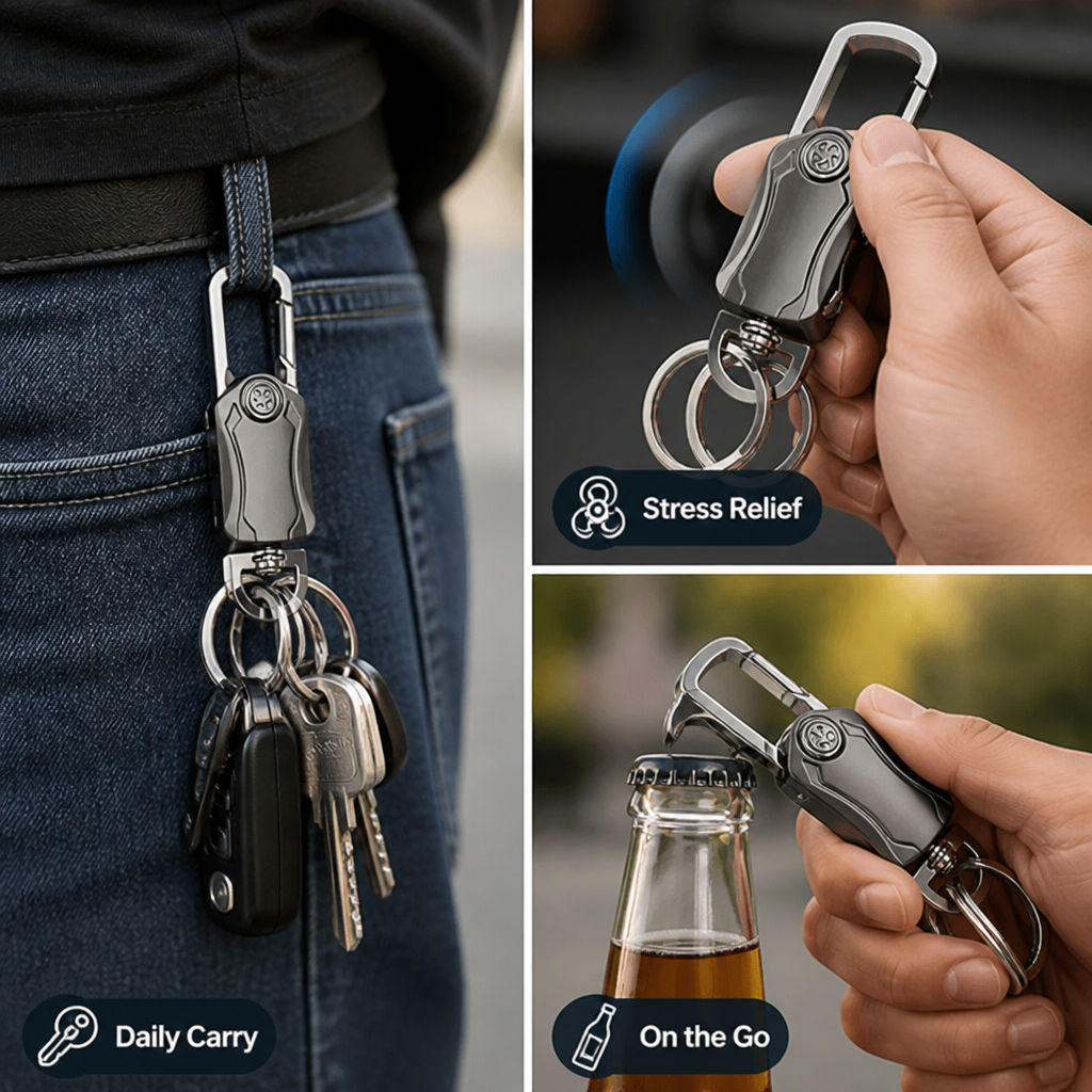 NexaLink™ 4-in-1 Key Clip — Master Calm, Control, and Convenience Wherever You Go