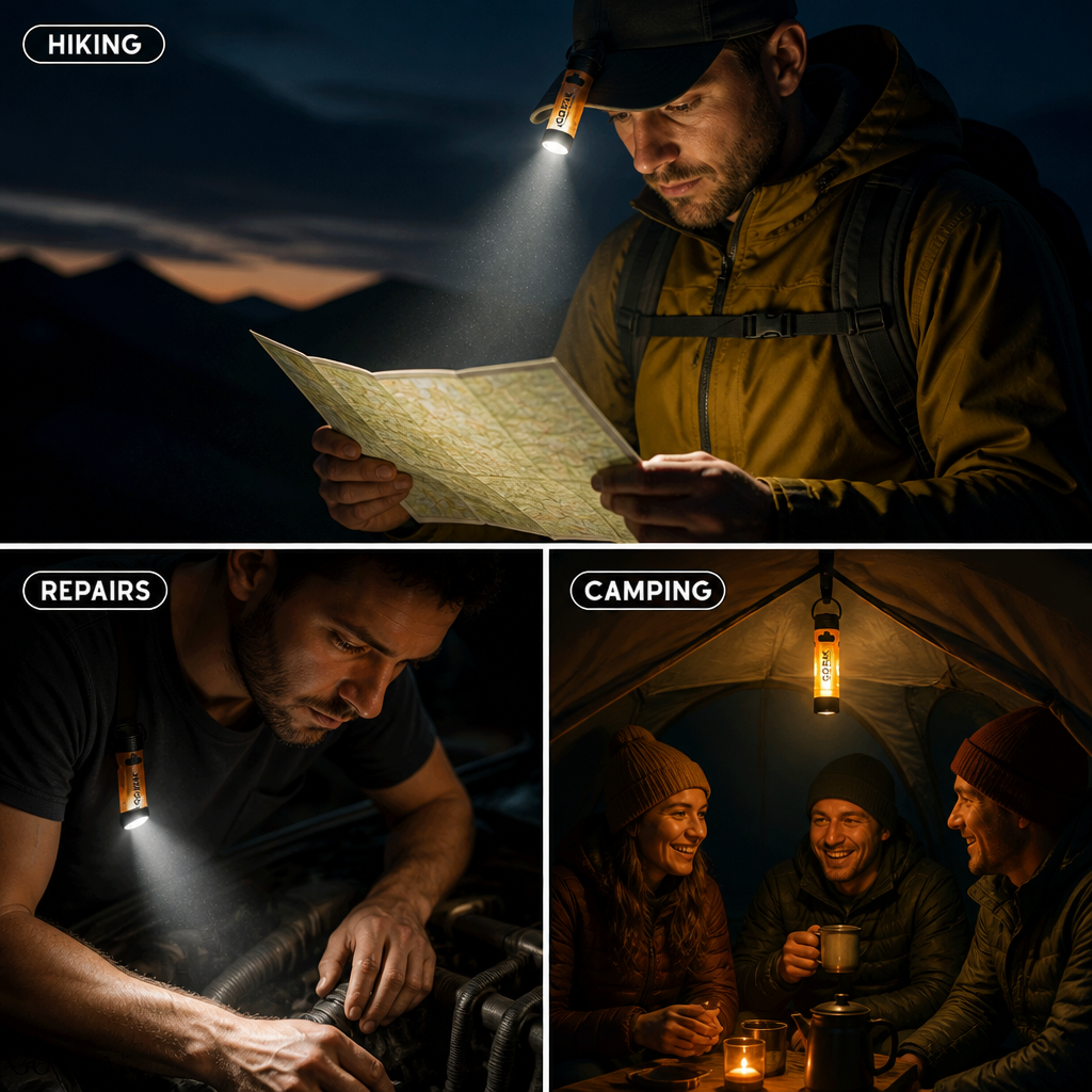LumaBeam™ Mini — Hands-Free Light That Keeps You Moving Confidently in Any Darkness