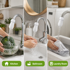 AquaVelle™ Faucet Filter — Experience Splash-Free, Crystal-Clear Water That Protects Your Family Every Day