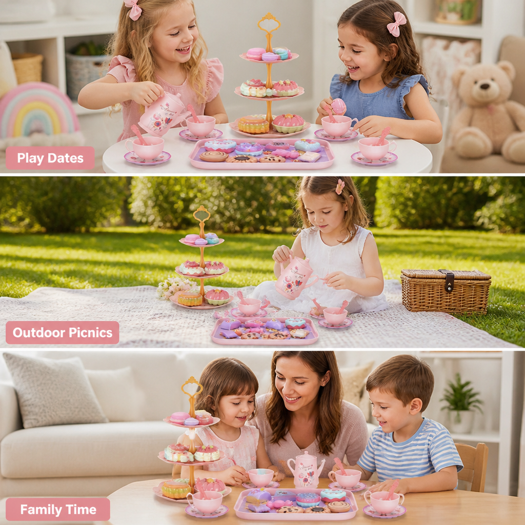 EnchantaPlay™ Tea Set — Unlock a World of Imagination and Confident Play Every Day