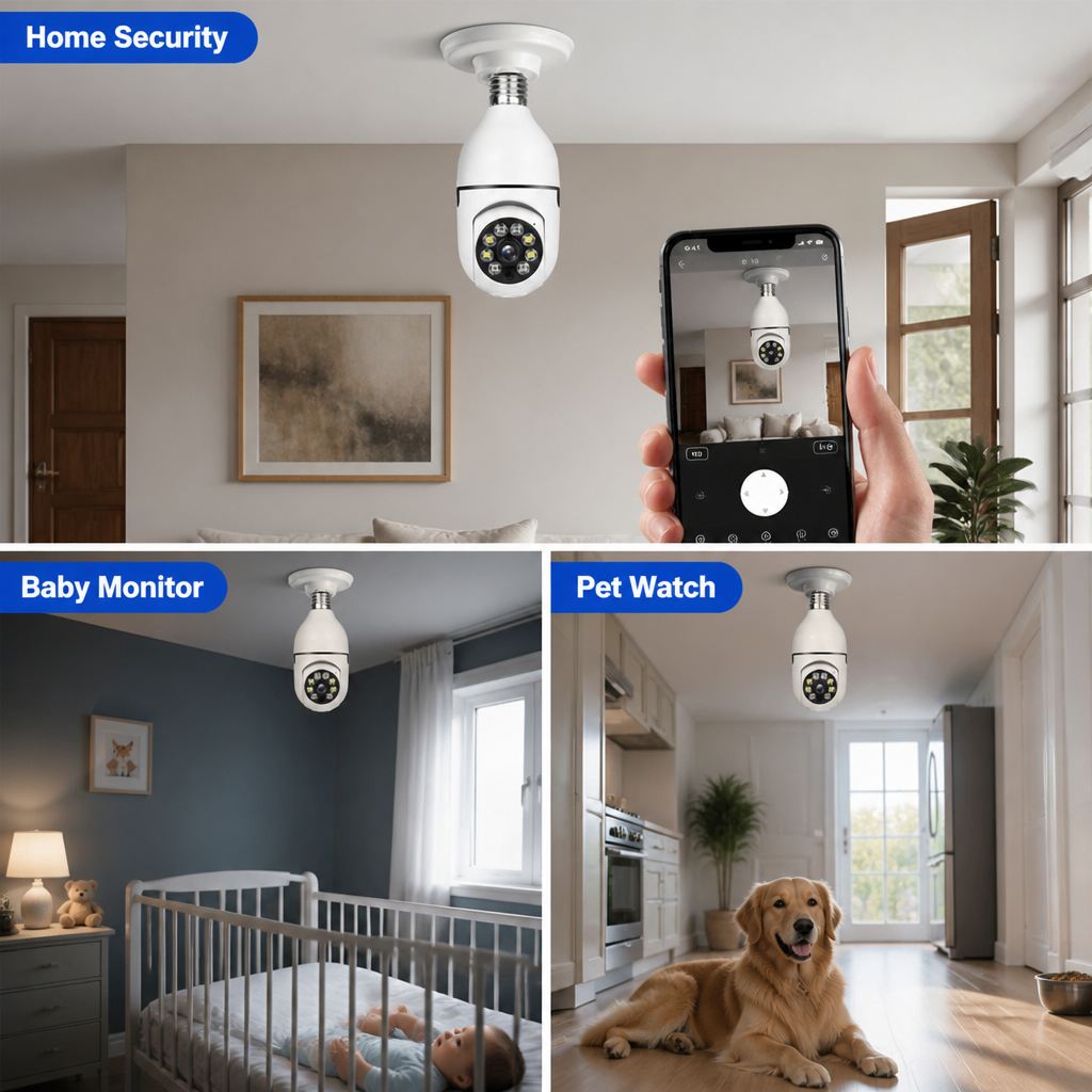 RamoraView™ — Effortless 360° Home Security That Puts You in Control Night and Day