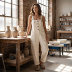 ShadeStride™ Denim Overalls — Experience Freedom and Flair That Moves With You
