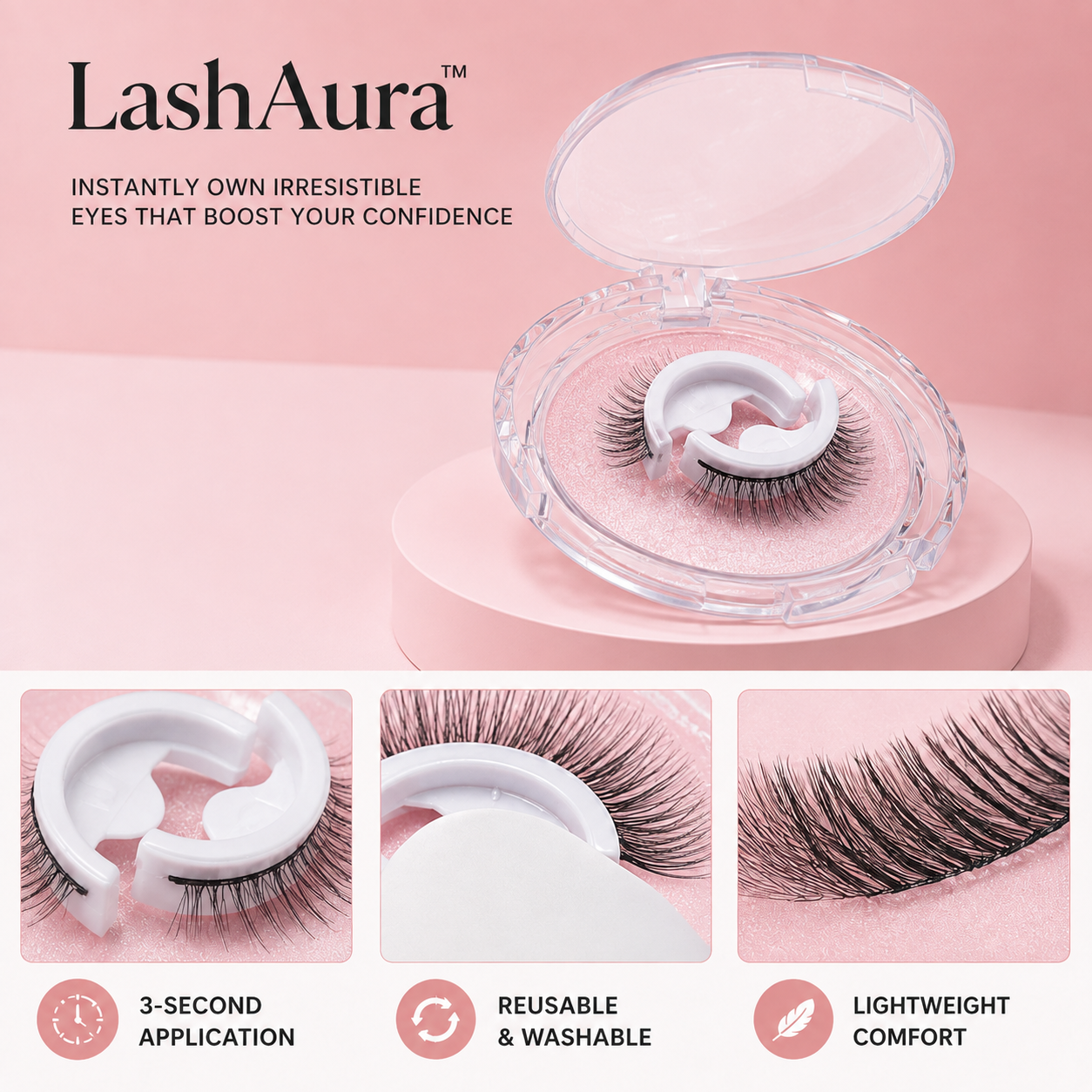 LashAura™ — Instantly Own Irresistible Eyes That Boost Your Confidence