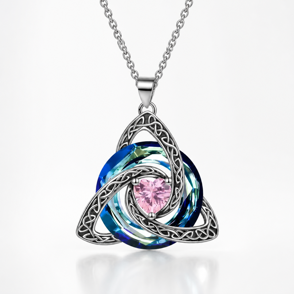 VitaLuxe™ Birthstone Knot Necklace — Carry Ancient Strength and Soulful Love Wherever You Go