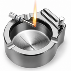 EmberEase™ — Command Every Smoke Break with Spotless Style and Instant Fire