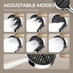 AquaPulse™ Adjustable Rainfall Shower Head — Experience Total Body Bliss with Every Drop