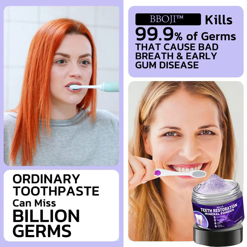 PureDentrix™ Teeth Renewal Mineral Powder — Repair, Brighten & Protect Your Smile for Confident, Pain-Free Days
