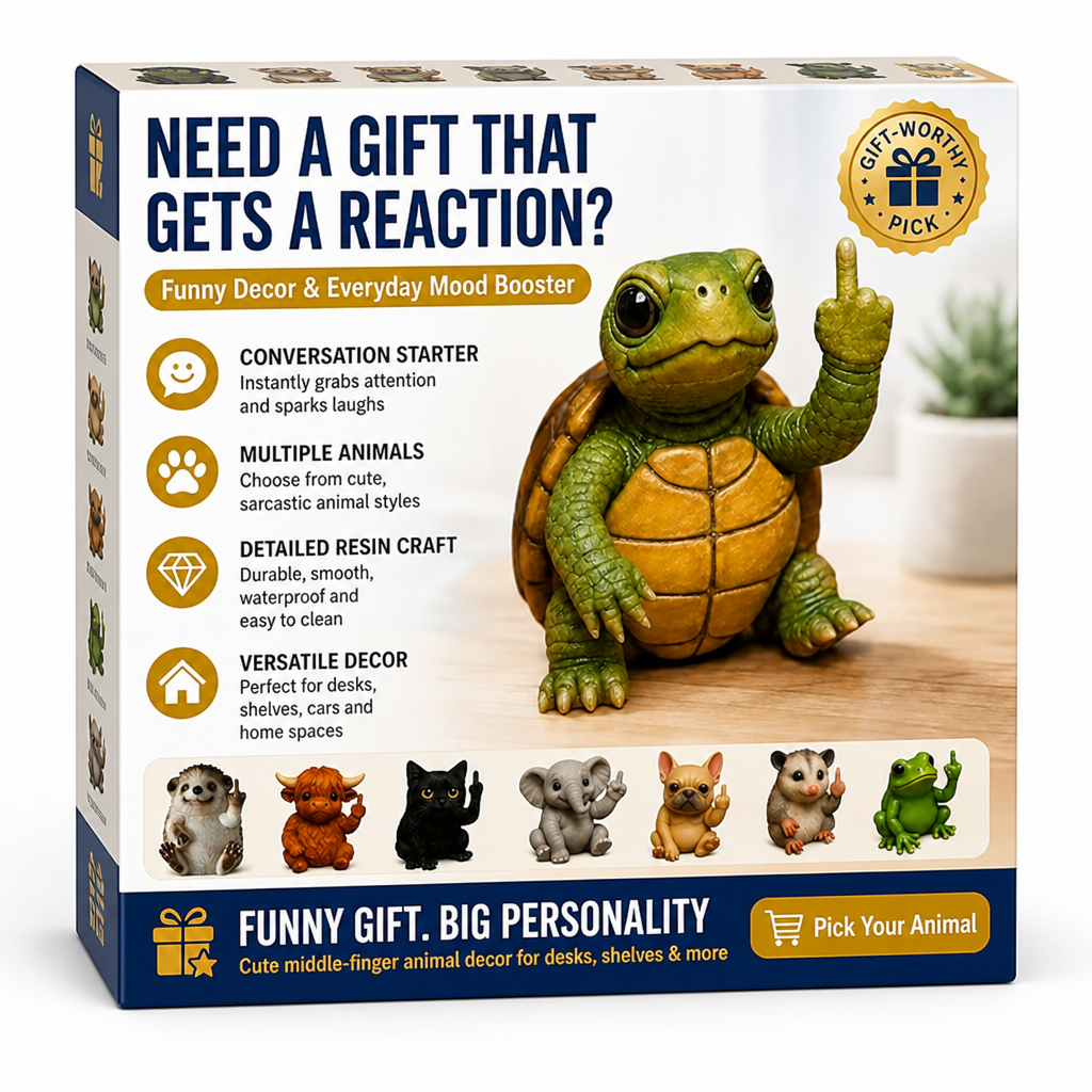 CheekyCritter™ — Give Your Desk a Laugh-Out-Loud Dose of Personality