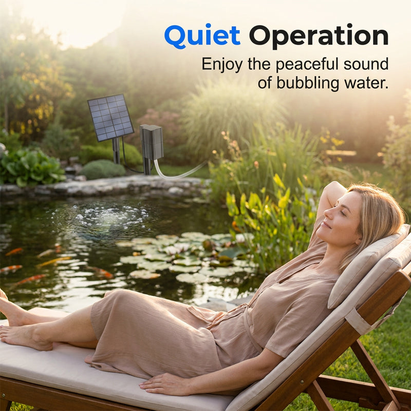 SolarBreeze™ — Ignite Your Pond’s Natural Energy with Pure, Sun-Powered Oxygen