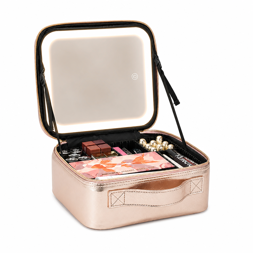 LuminaLuxe™ — Perfect Glow and Organized Beauty Wherever You Go