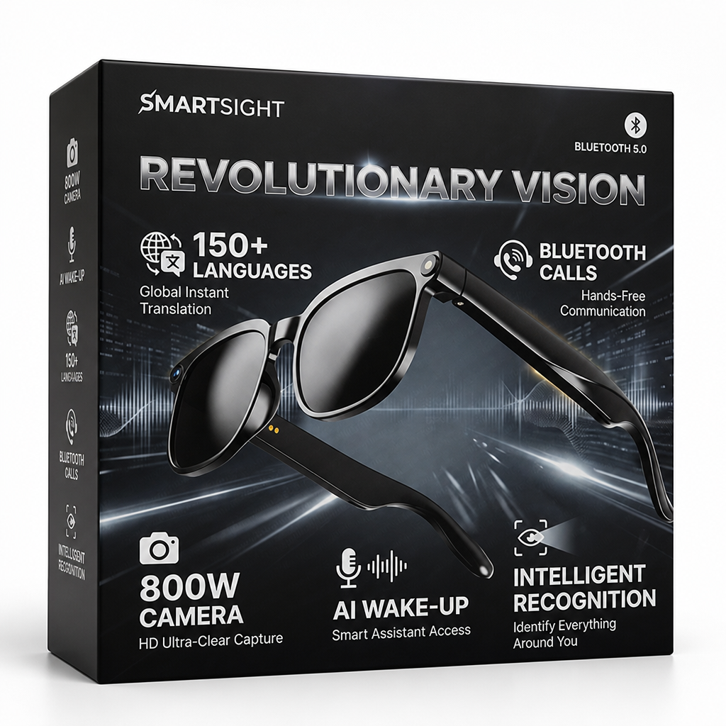 VeraSight™ Smart Glasses — See Clearly, Speak Freely, Live Limitlessly